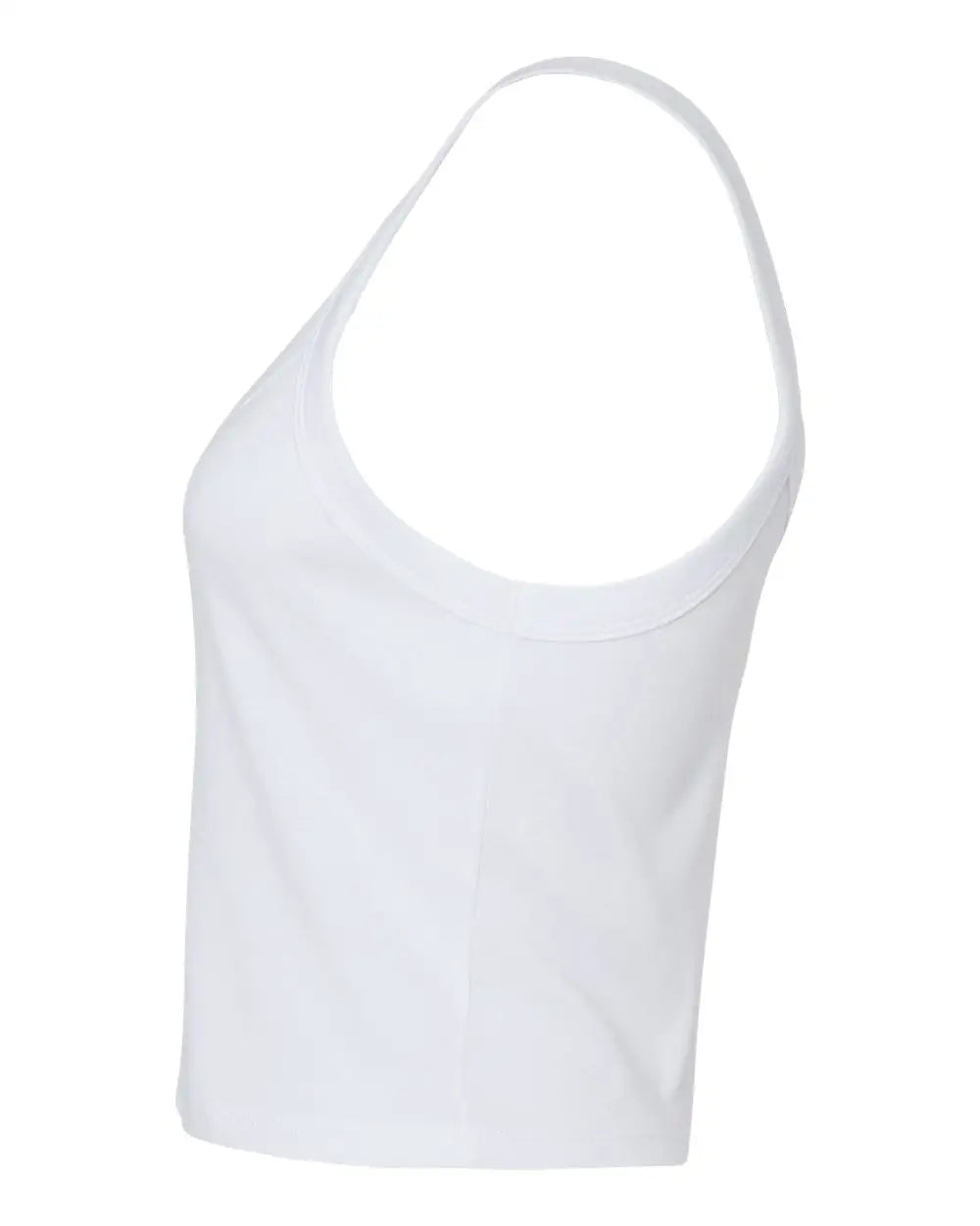 Bella + Canvas 1012c Women’s Micro Rib Spaghetti Strap Tank - 1012 - Solid White Blend