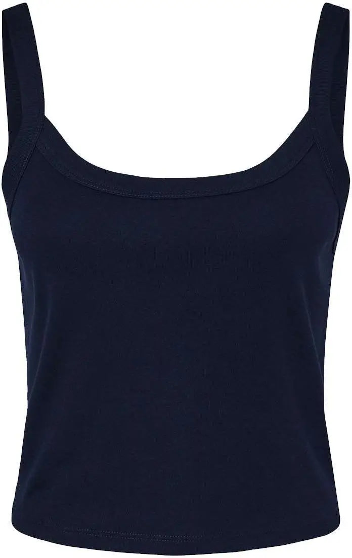 Bella + Canvas 1012c Women’s Micro Rib Spaghetti Strap Tank - 1012 - Solid Navy Blend - Ladies Xs