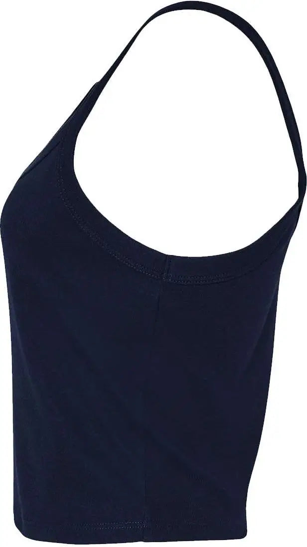 Bella + Canvas 1012c Women’s Micro Rib Spaghetti Strap Tank - 1012 - Solid Navy Blend