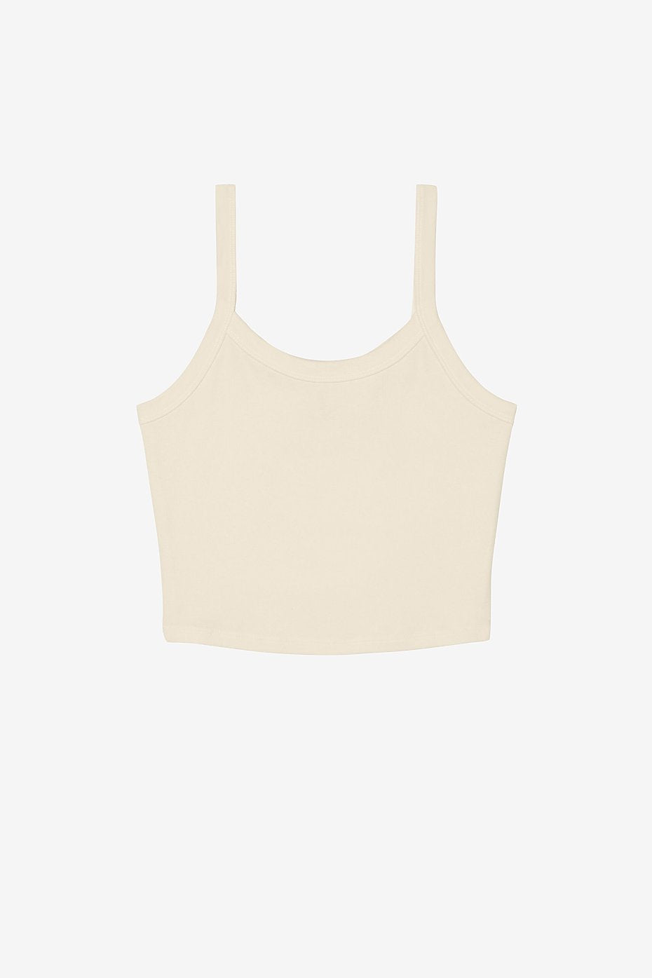 Bella + Canvas 1012c Women’s Micro Rib Spaghetti Strap Tank - Solid Natural Blend