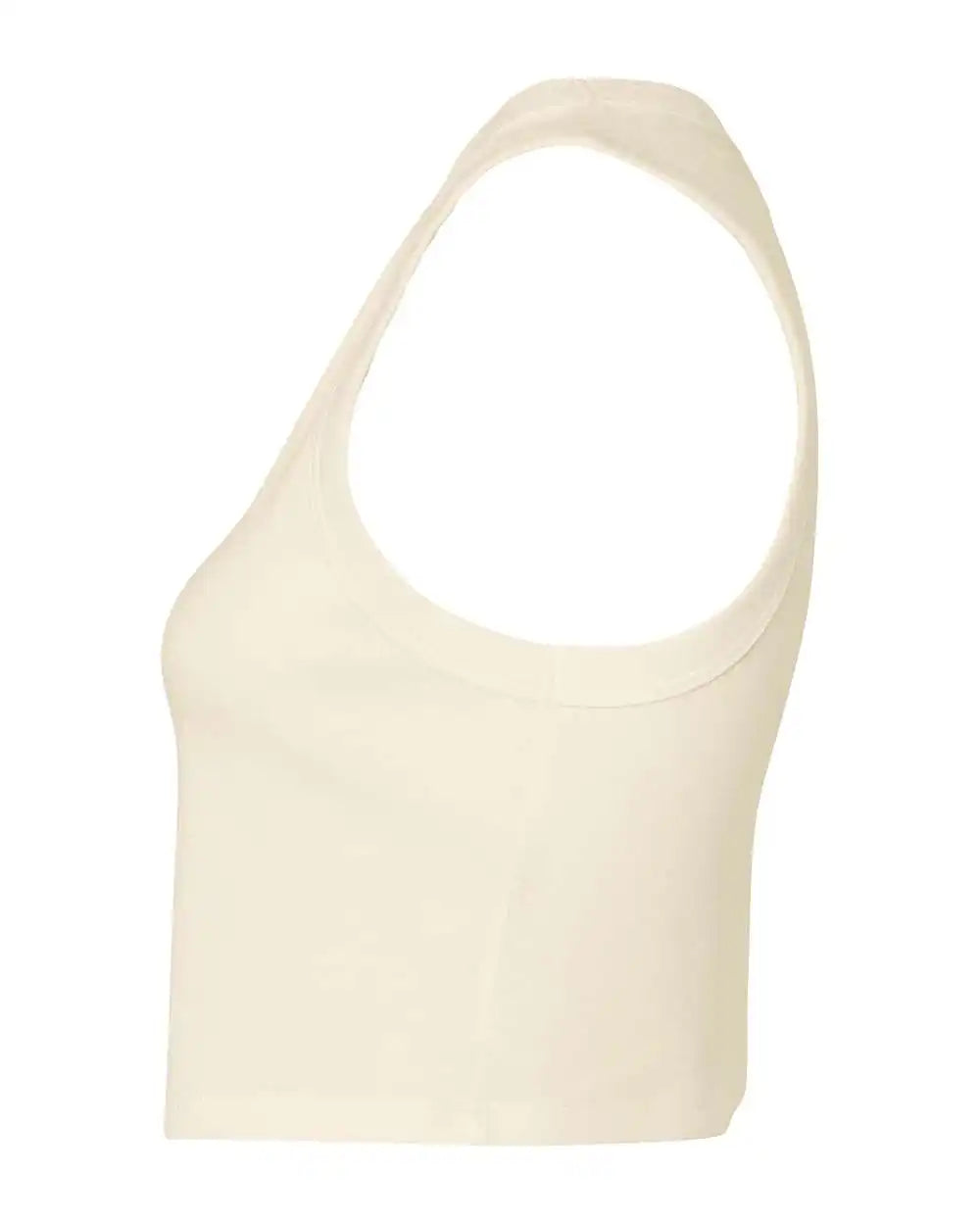 Bella + Canvas 1013c Women’s Micro Rib Muscle Crop Tank - 1013 - Solid Natural Blend