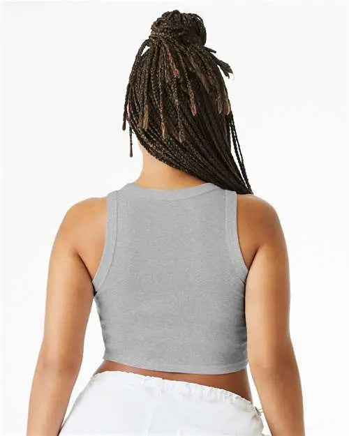 Bella + Canvas 1019 Women’s Micro Rib Racer Tank - Athletic Heather