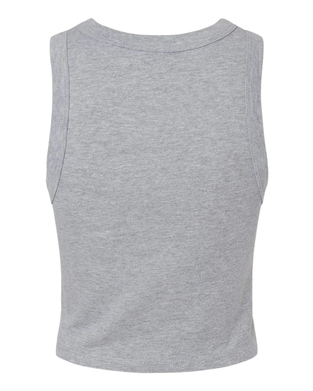 Bella + Canvas 1019 Women’s Micro Rib Racer Tank - Athletic Heather - Gray / Xs
