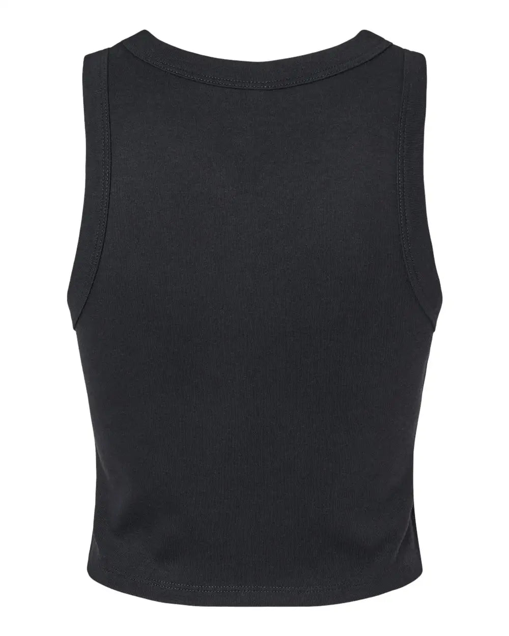 Bella + Canvas 1019 Women’s Micro Rib Racer Tank - Solid Black Blend