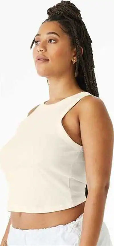 Bella + Canvas 1019 Women’s Micro Rib Racer Tank - Solid Natural Blend
