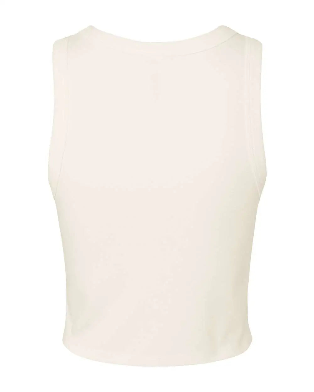 Bella + Canvas 1019 Women’s Micro Rib Racer Tank - Solid Natural Blend - Xs