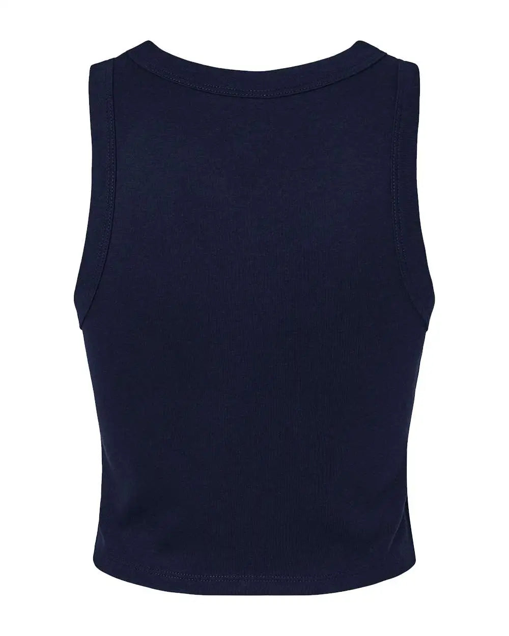 Bella + Canvas 1019 Women’s Micro Rib Racer Tank - Solid Navy Blend - Xs