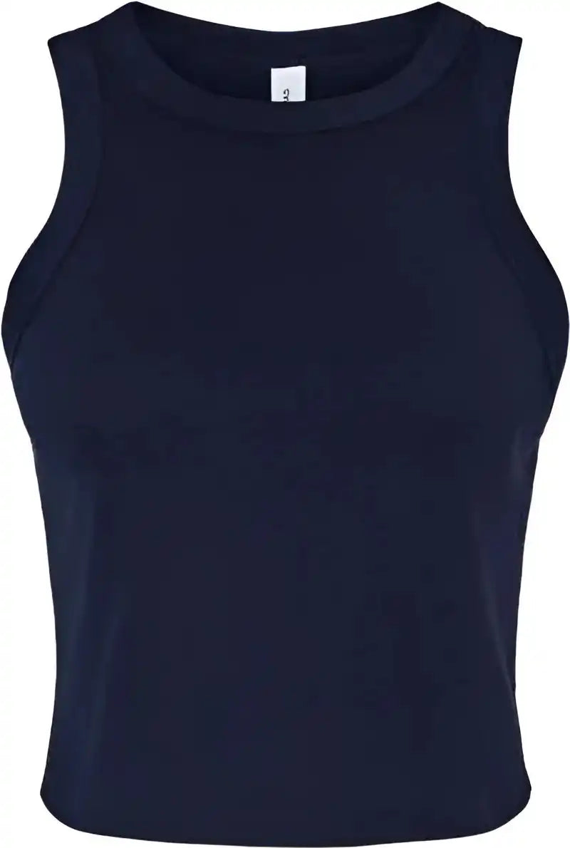 Bella + Canvas 1019 Women’s Micro Rib Racer Tank Solid Navy Blend