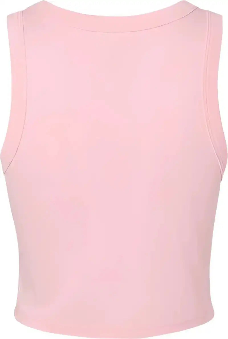 Bella + Canvas 1019 Women’s Micro Rib Racer Tank Solid Pink Blend