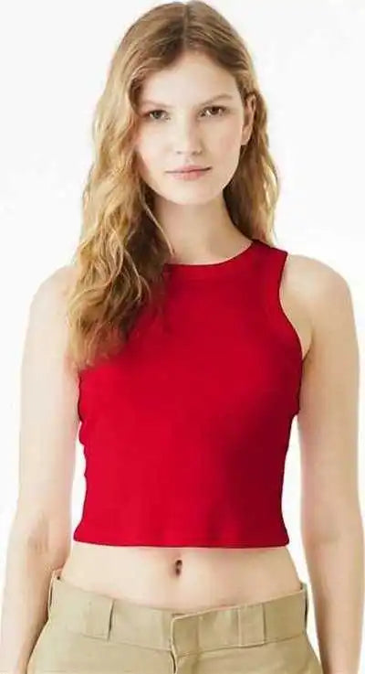 Bella + Canvas 1019 Women’s Micro Rib Racer Tank Solid Red Blend