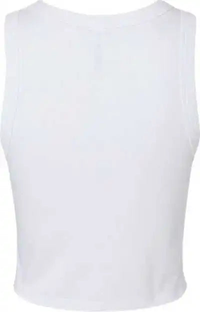Bella + Canvas 1019 Women’s Micro Rib Racer Tank Solid White Blend