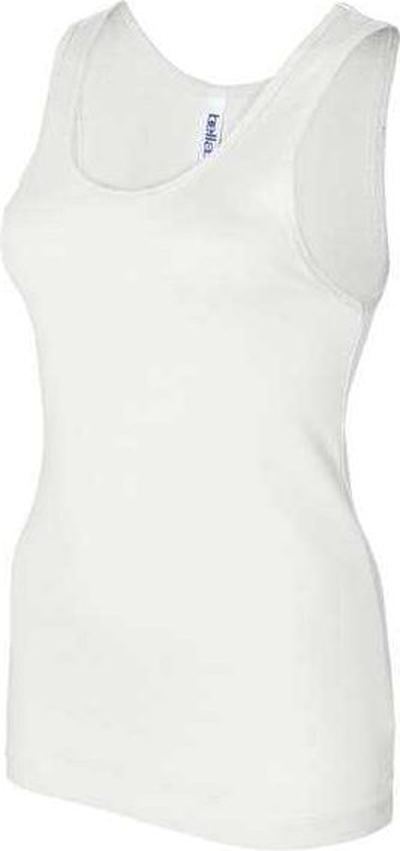 Bella + Canvas 1080 Women’s Baby Rib Tank - White