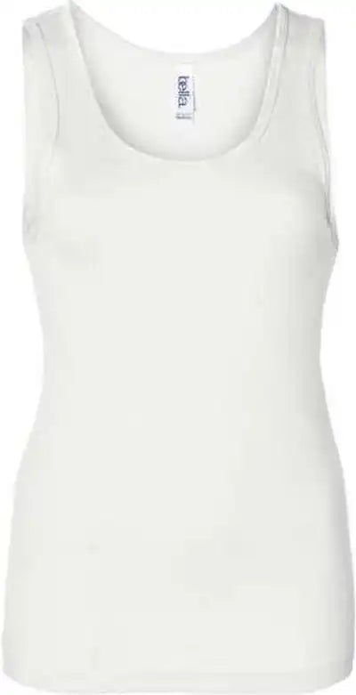 Bella + Canvas 1080 Women’s Baby Rib Tank White