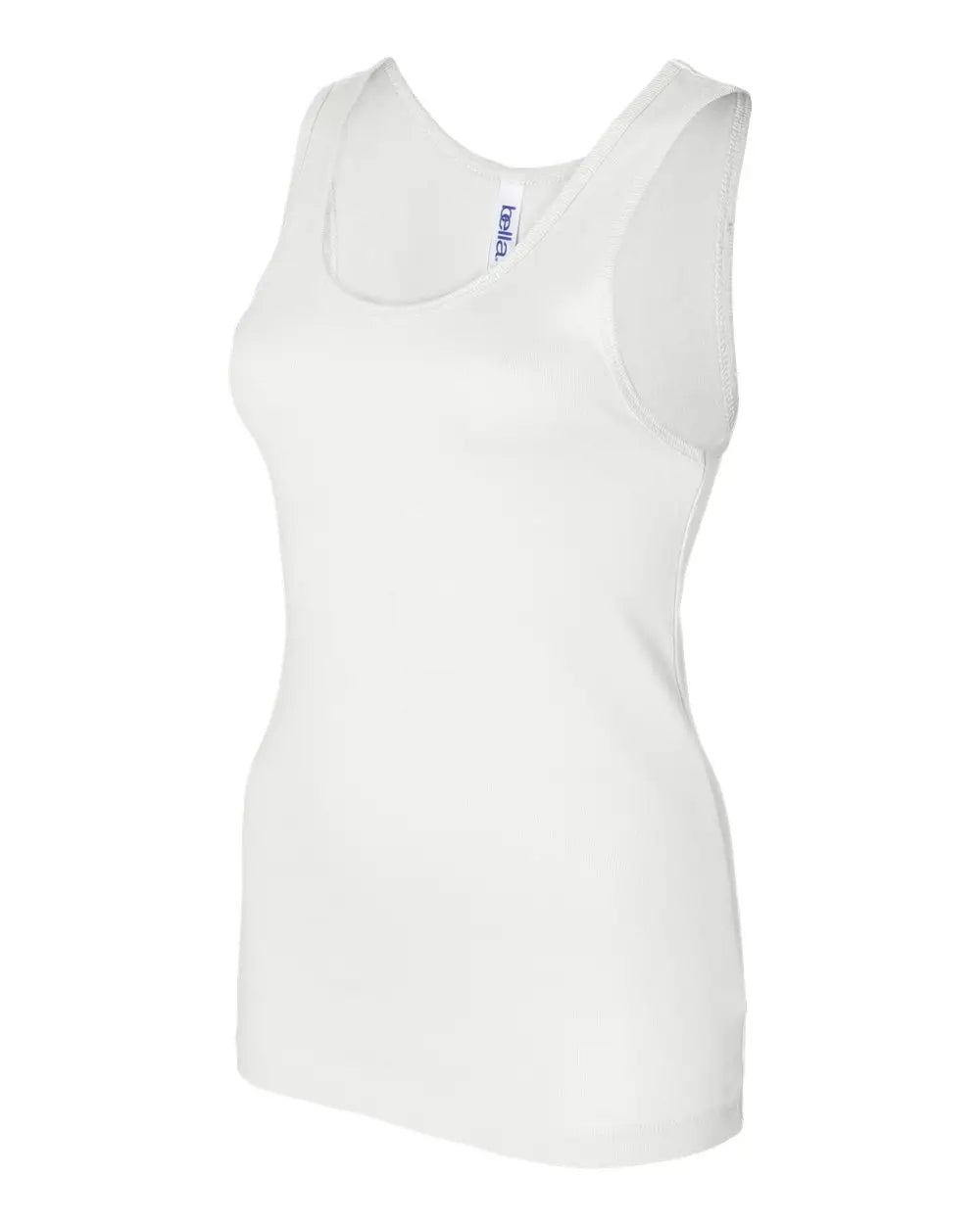 Bella + Canvas 1080 Women’s Baby Rib Tank - White