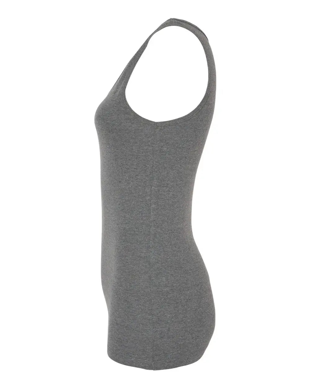 Bella + Canvas 1081 Women’s Micro Rib Tank - Deep Heather