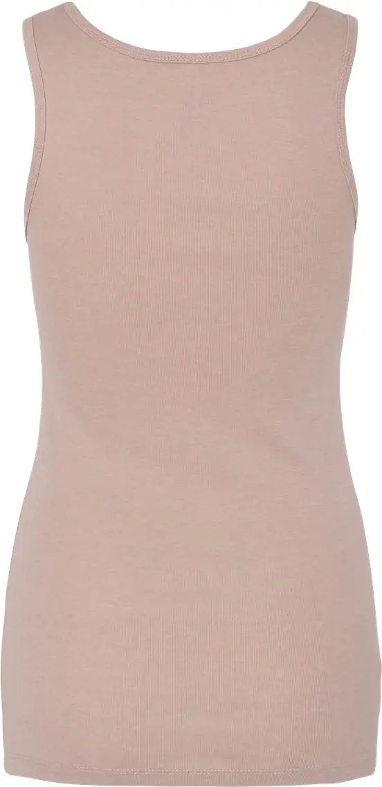 Bella + Canvas 1081 Women’s Micro Rib Tank - Heather Pink Gravel