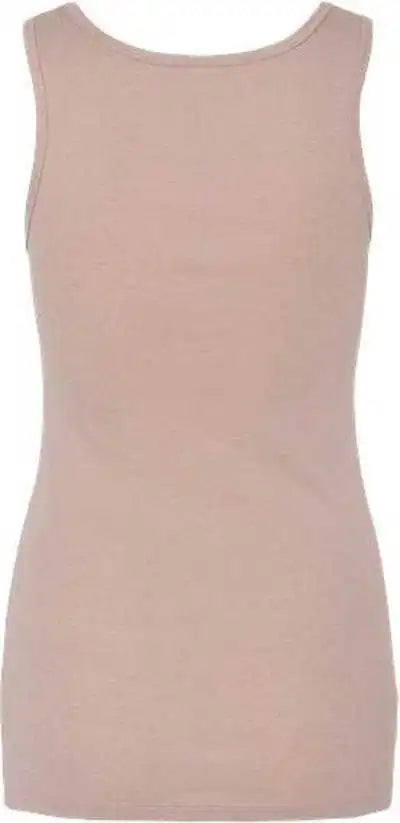 Bella + Canvas 1081 Women’s Micro Rib Tank Heather Pink Gravel