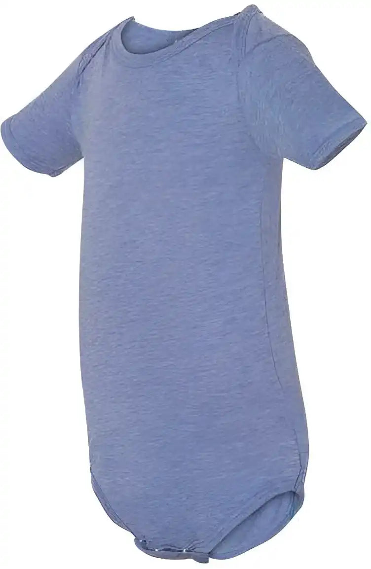 Bella + Canvas 134b Baby Triblend Short Sleeve one Piece Blue