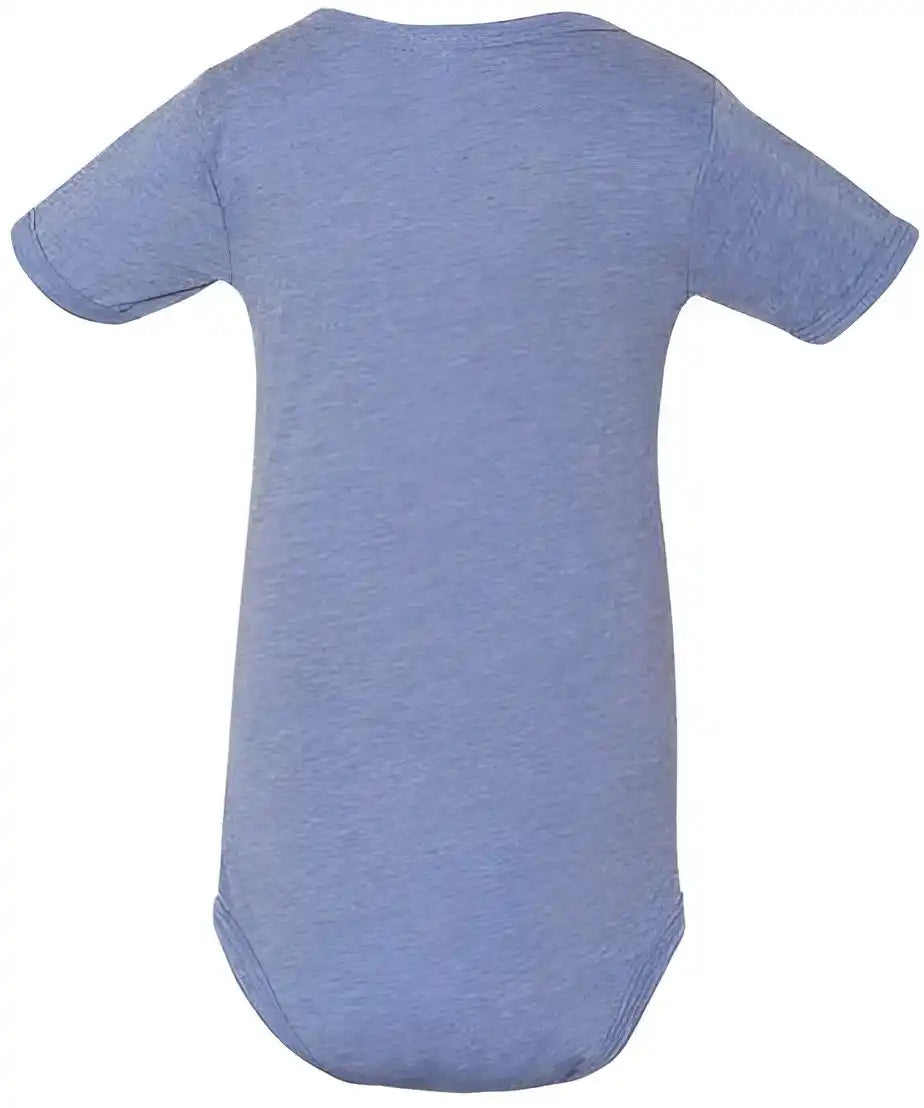 Bella + Canvas 134b Baby Triblend Short Sleeve one Piece Blue