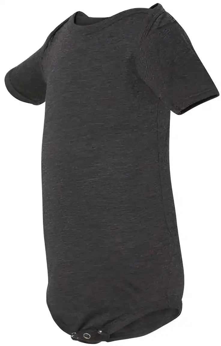 Bella + Canvas 134b Baby Triblend Short Sleeve one Piece Charcoal Black