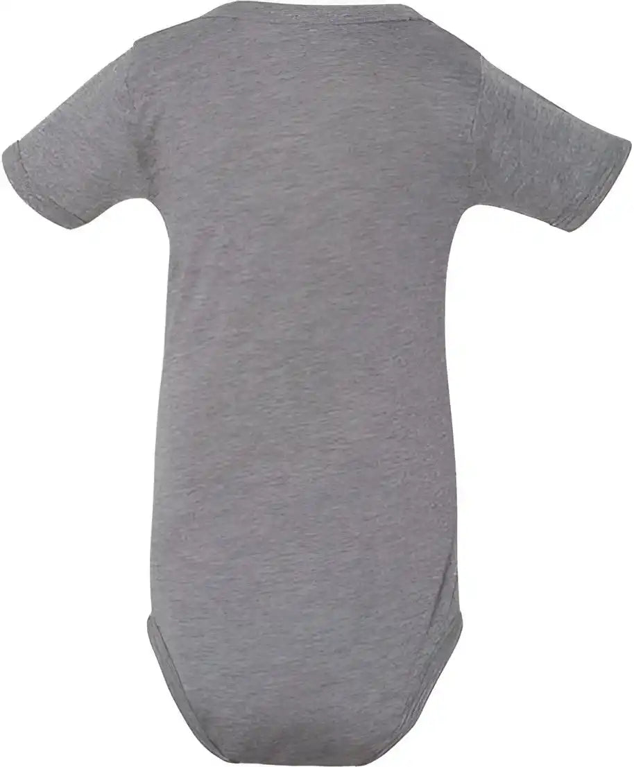 Bella + Canvas 134b Baby Triblend Short Sleeve one Piece Grey