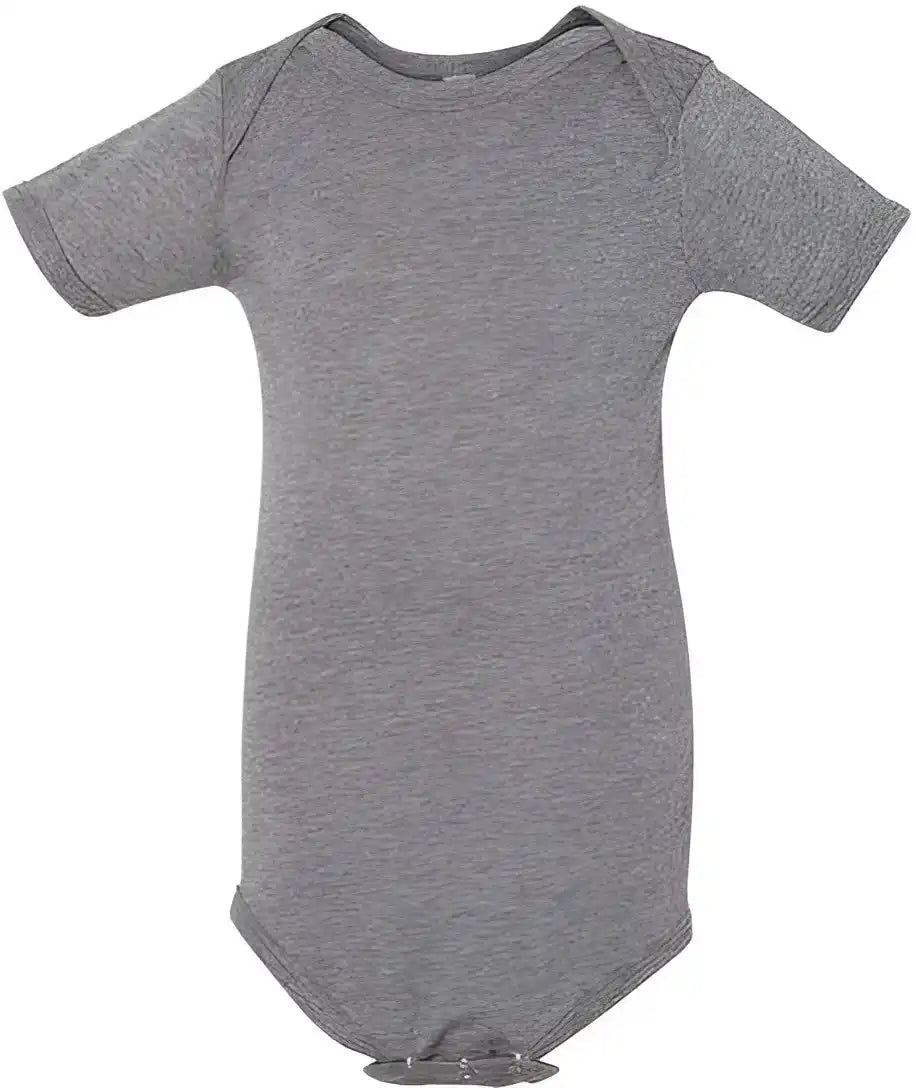 Bella + Canvas 134b Baby Triblend Short Sleeve one Piece Grey