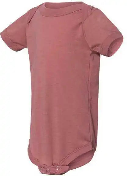Bella + Canvas 134b Baby Triblend Short Sleeve one Piece Mauve
