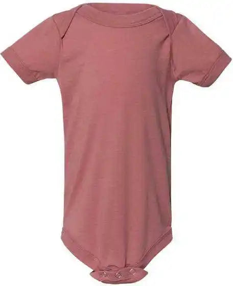 Bella + Canvas 134b Baby Triblend Short Sleeve one Piece Mauve