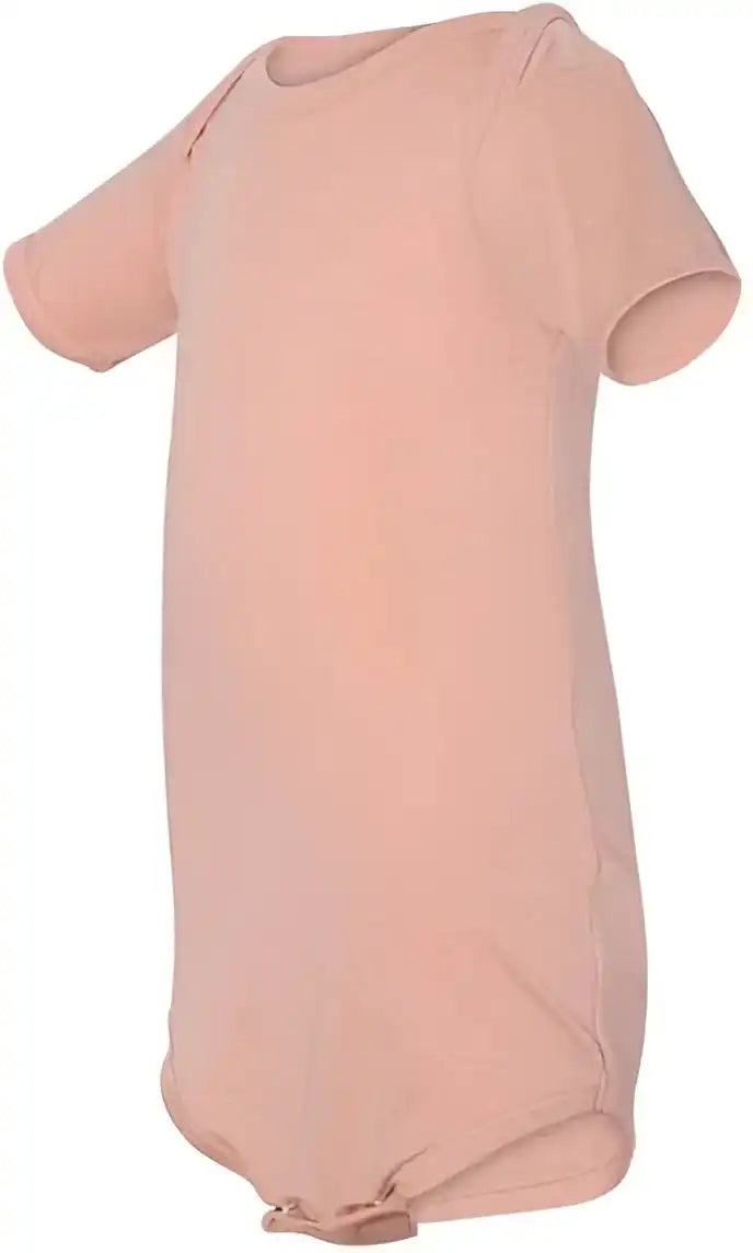 Bella + Canvas 134b Baby Triblend Short Sleeve one Piece Peach