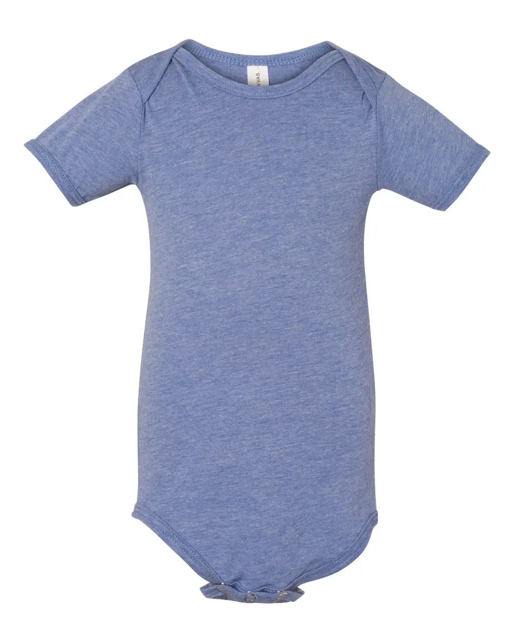 Bella + Canvas 134b Infant Triblend Short Sleeve one Piece - Blue - Newborn