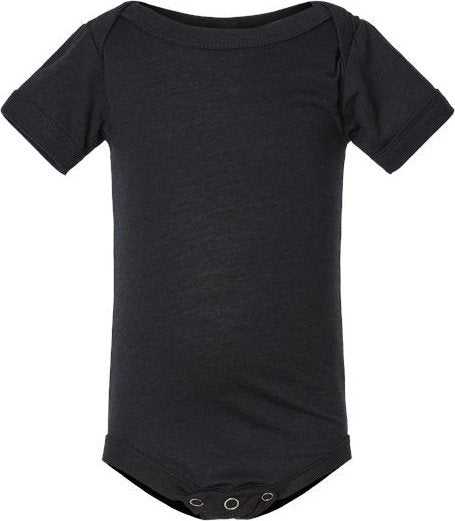 Bella + Canvas 134b Infant Triblend Short Sleeve one Piece - Solid Black