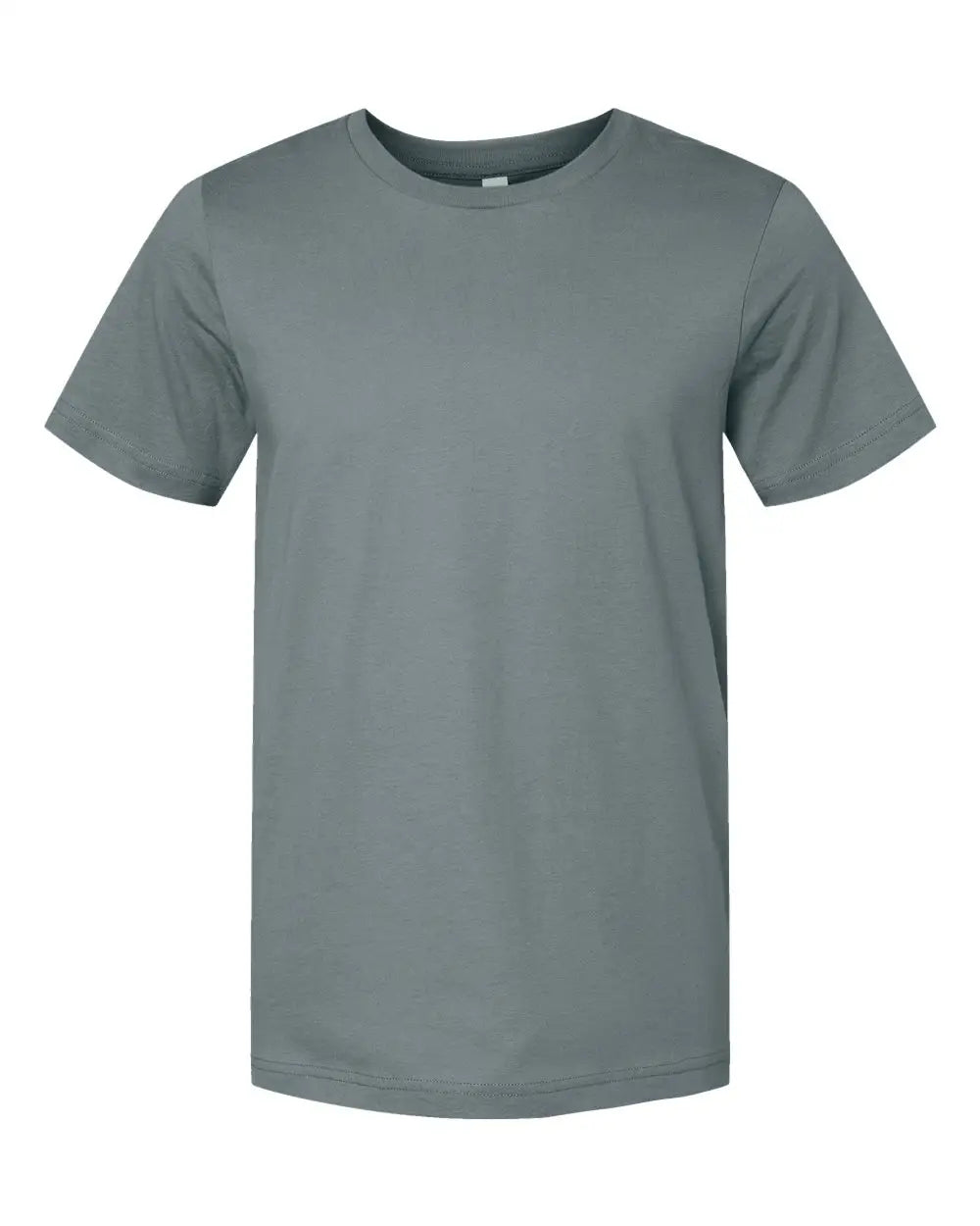 Bella + Canvas 3001 Jersey Tee - Blue Storm - Dark Gray / Xs