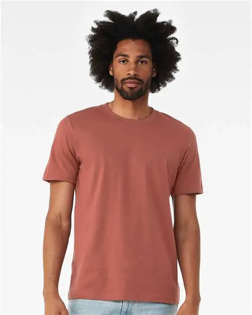 Bella + Canvas 3001 Jersey Tee - Clay