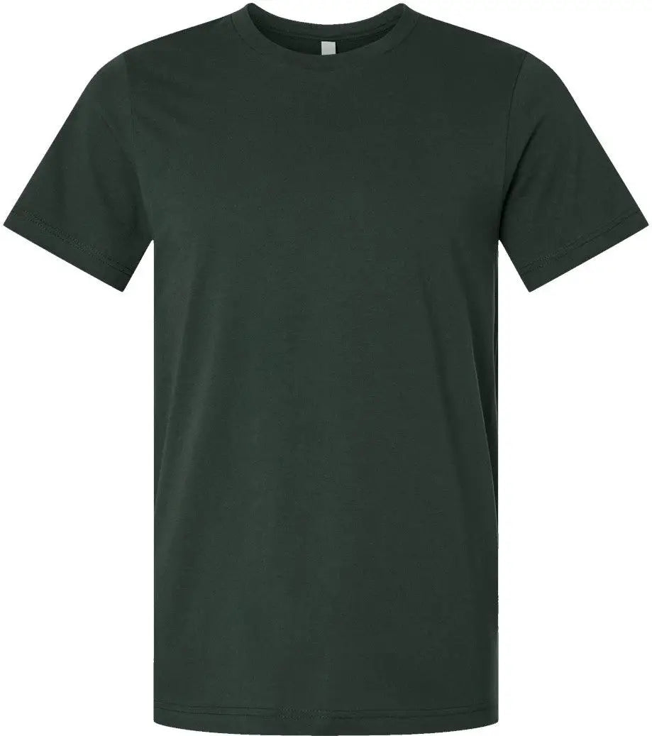 Bella + Canvas 3001 Jersey Tee - Hunter Green - Xs