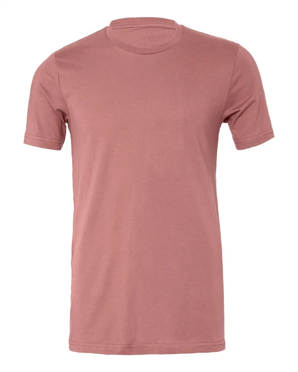Bella + Canvas 3001 Jersey Tee - Mauve - Pink / Xs