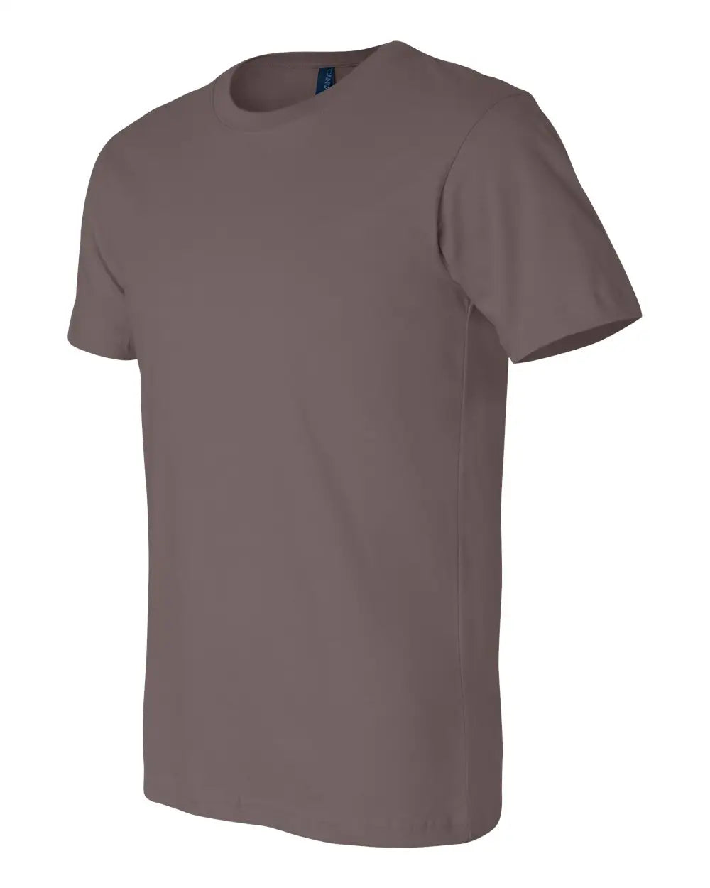 Bella + Canvas 3001 Jersey Tee - Pebble Brown - Dark Gray / Xs