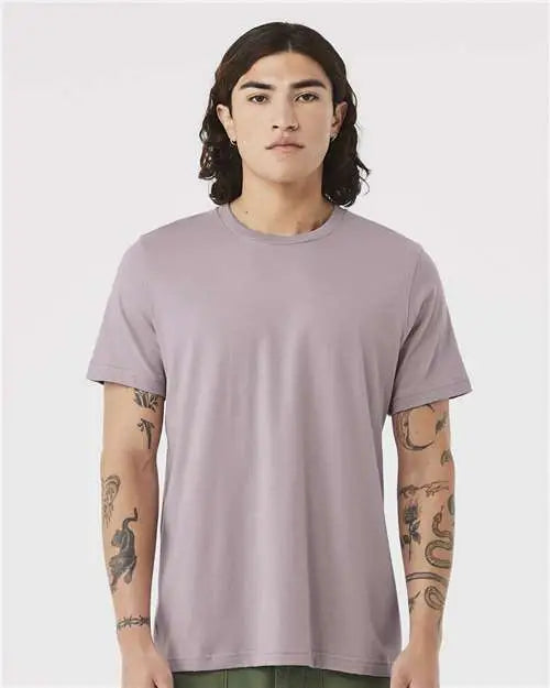 Bella + Canvas 3001 Jersey Tee - Pink Gravel