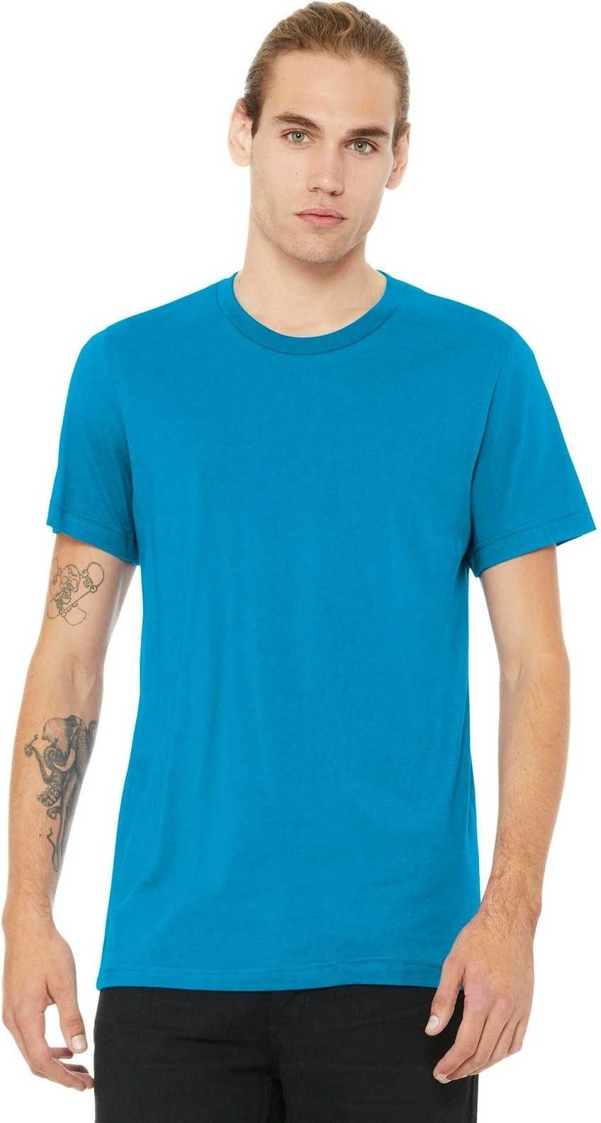 Bella + Canvas 3001 Unisex Jersey Tee - Aqua