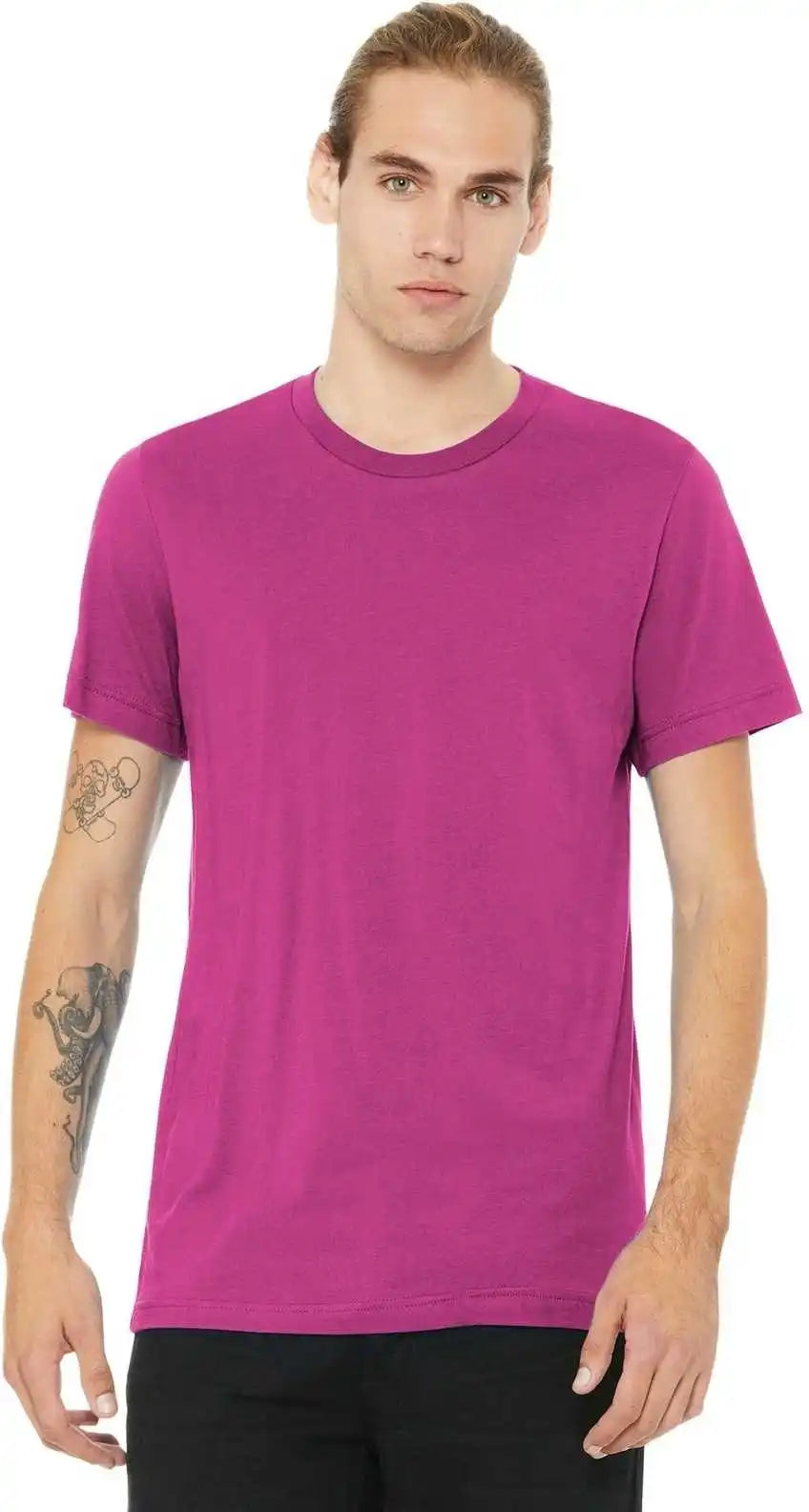 Bella + Canvas 3001 Unisex Jersey Tee Berry