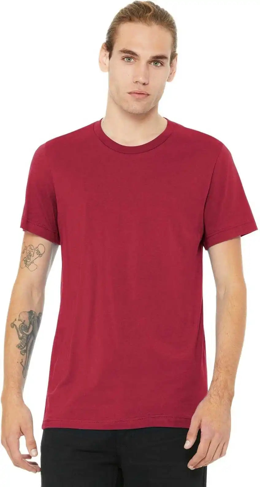 Bella + Canvas 3001 Unisex Jersey Tee - Cardinal