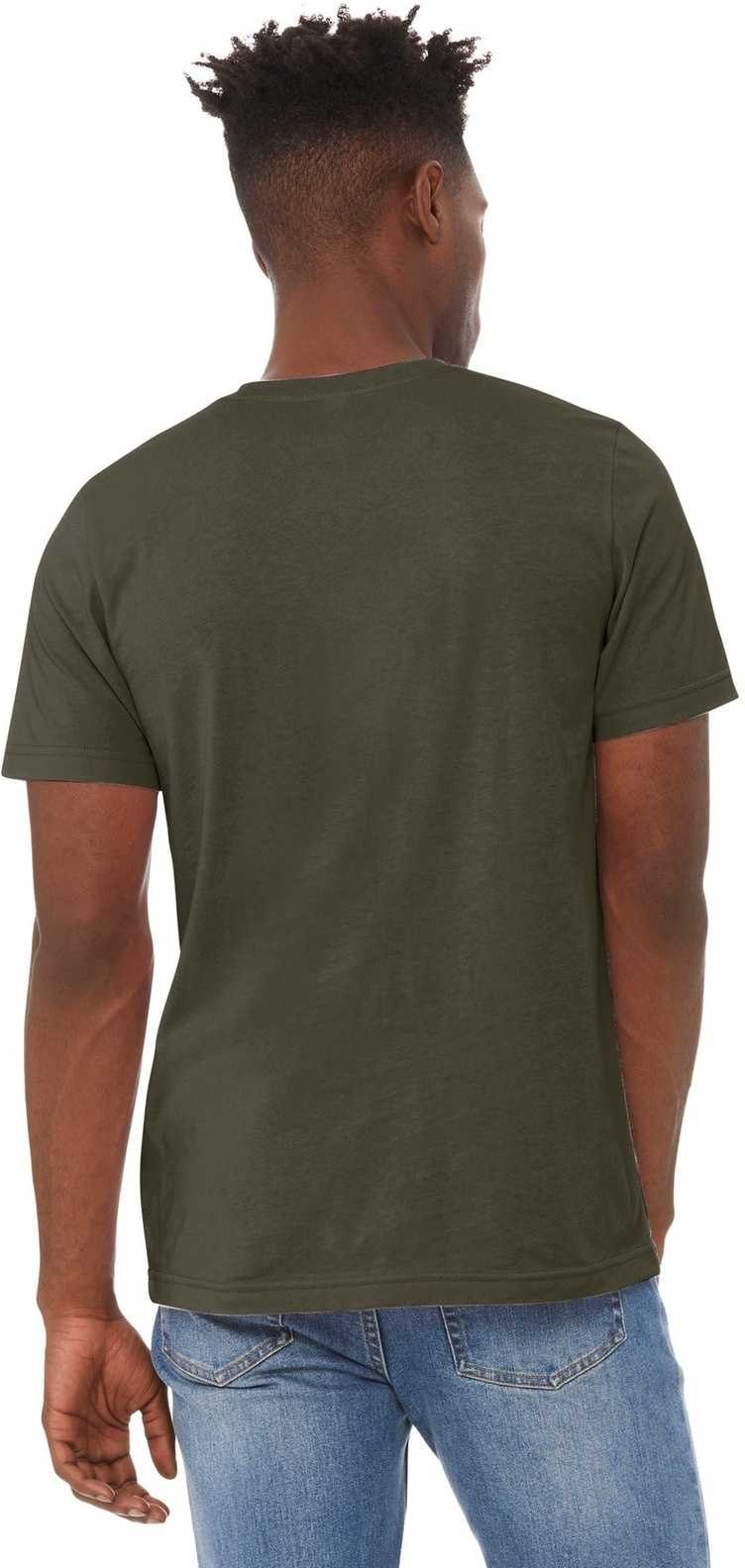 Bella + Canvas 3001 Unisex Jersey Tee - Dark Olive