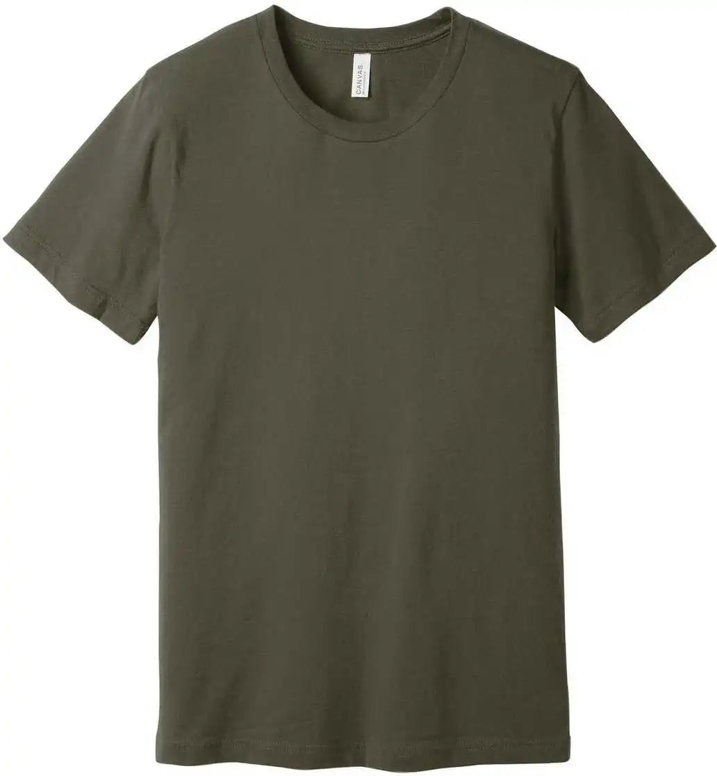 Bella + Canvas 3001 Unisex Jersey Tee - Dark Olive