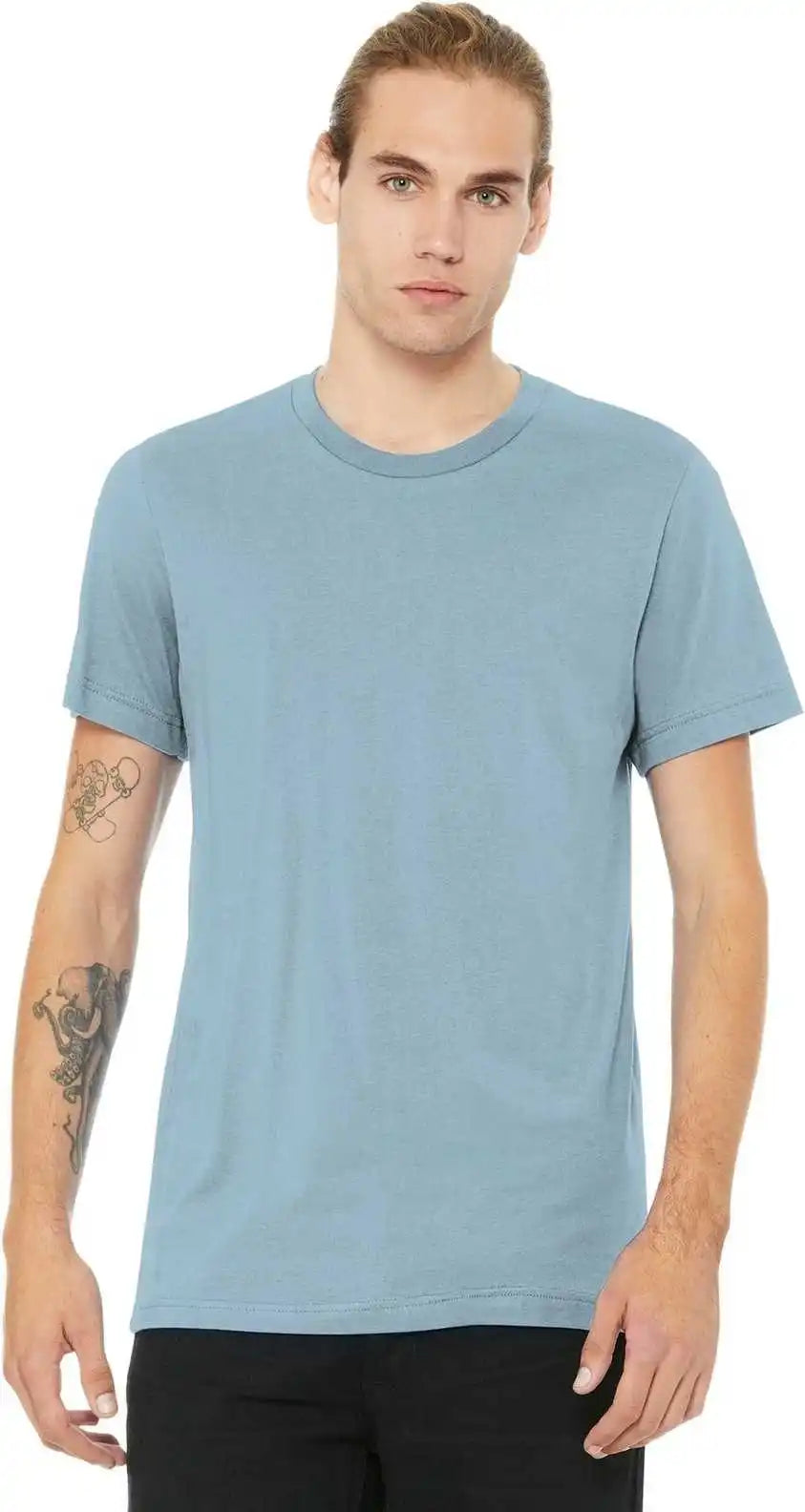 Bella + Canvas 3001 Unisex Jersey Tee Light Blue