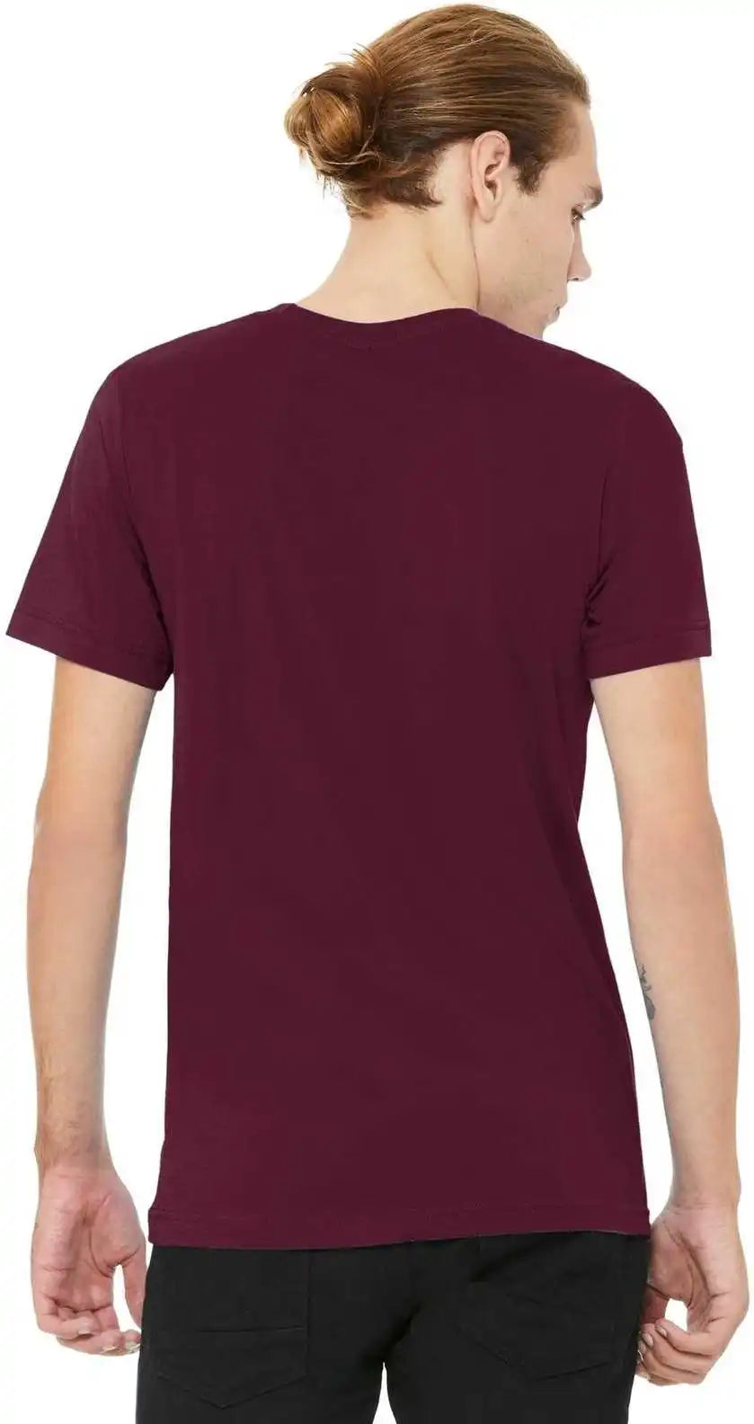 Bella + Canvas 3001 Unisex Jersey Tee - Maroon