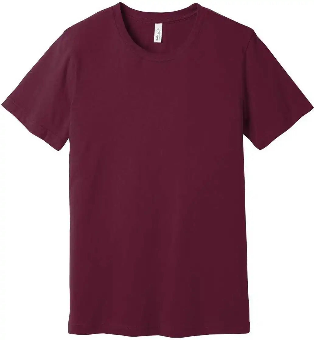 Bella + Canvas 3001 Unisex Jersey Tee - Maroon