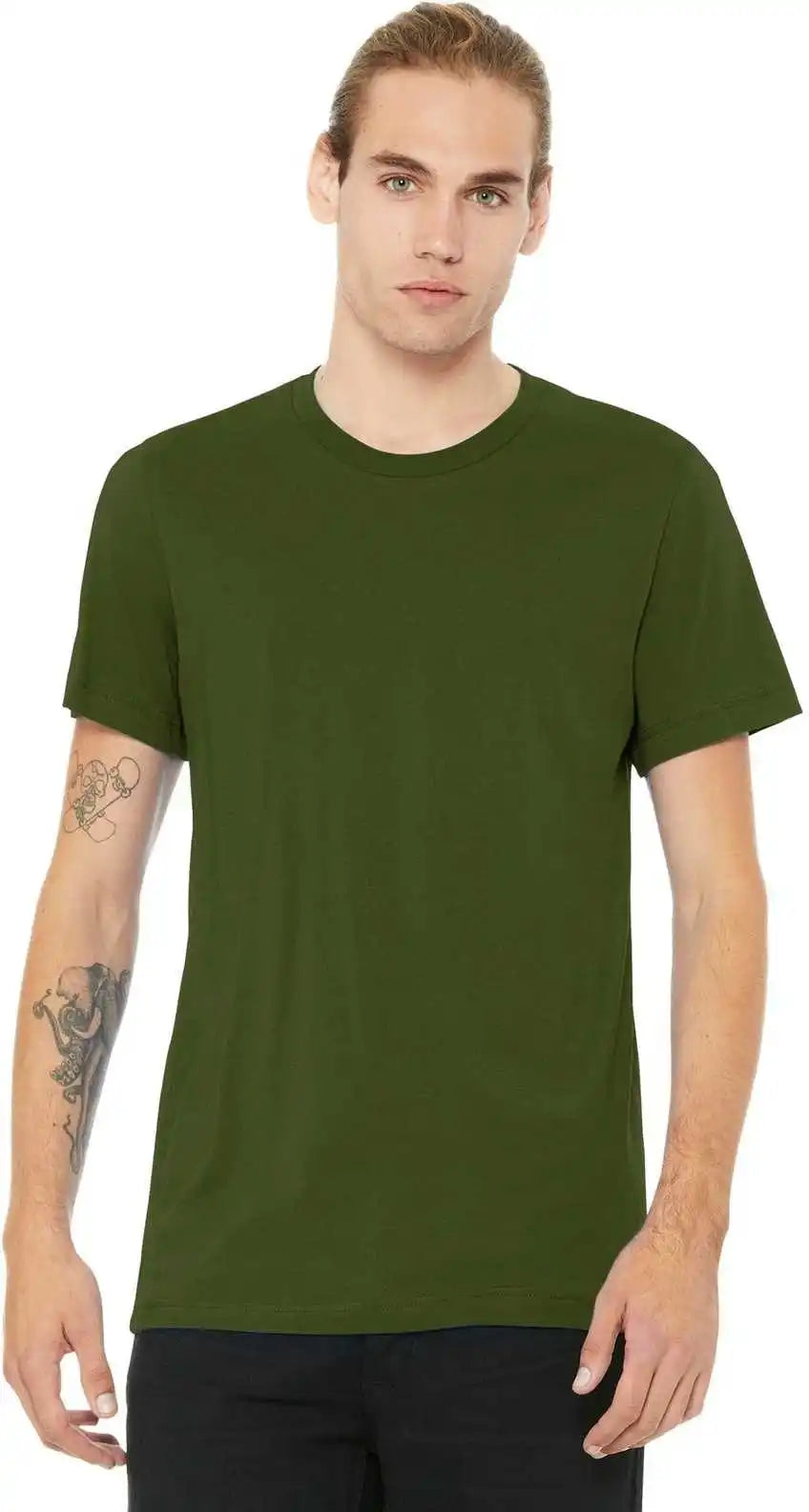 Bella + Canvas 3001 Unisex Jersey Tee Olive