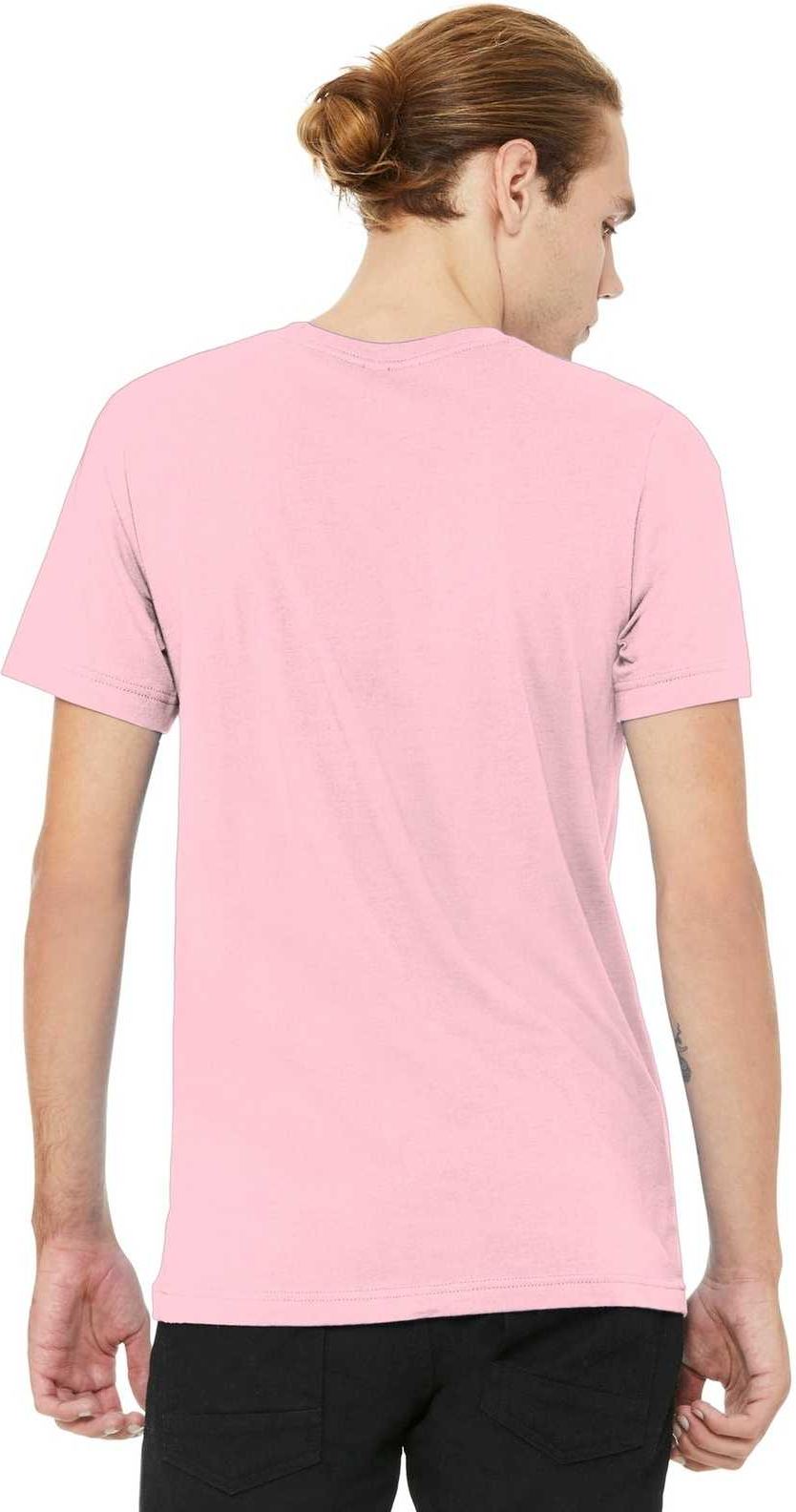 Bella + Canvas 3001 Unisex Jersey Tee - Pink