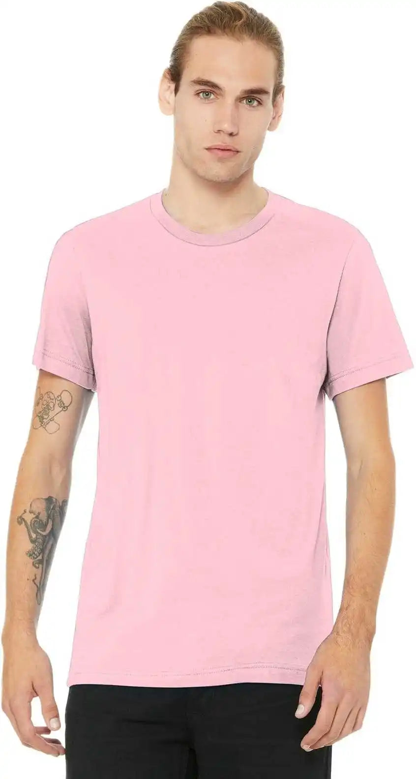Bella + Canvas 3001 Unisex Jersey Tee Pink