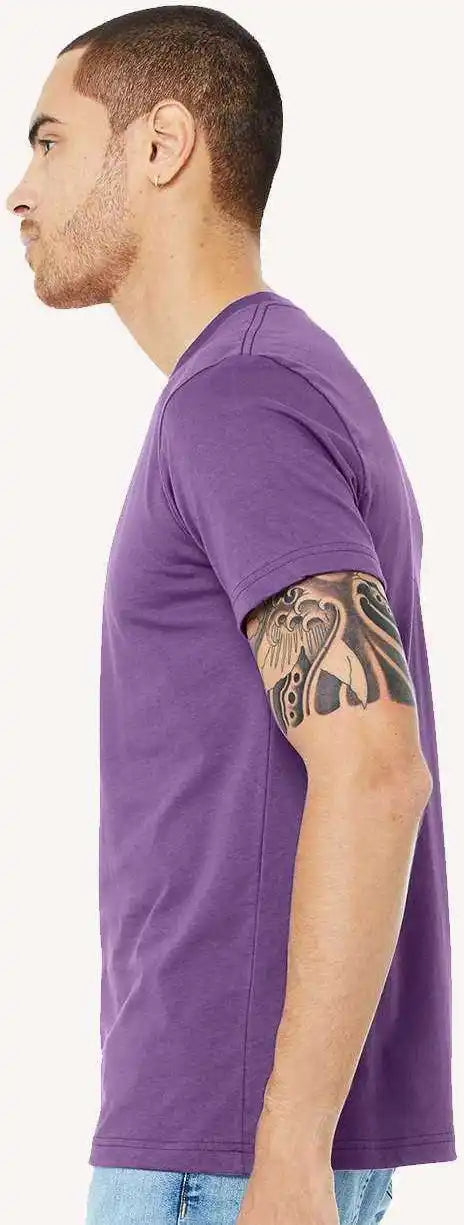 Bella + Canvas 3001 Unisex Jersey Tee Royal Purple