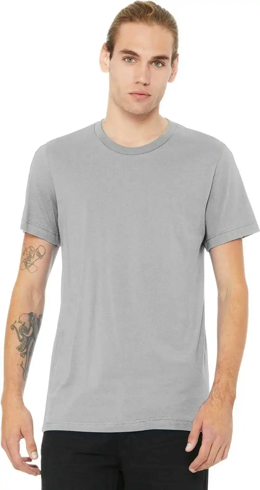 Bella + Canvas 3001 Unisex Jersey Tee Silver